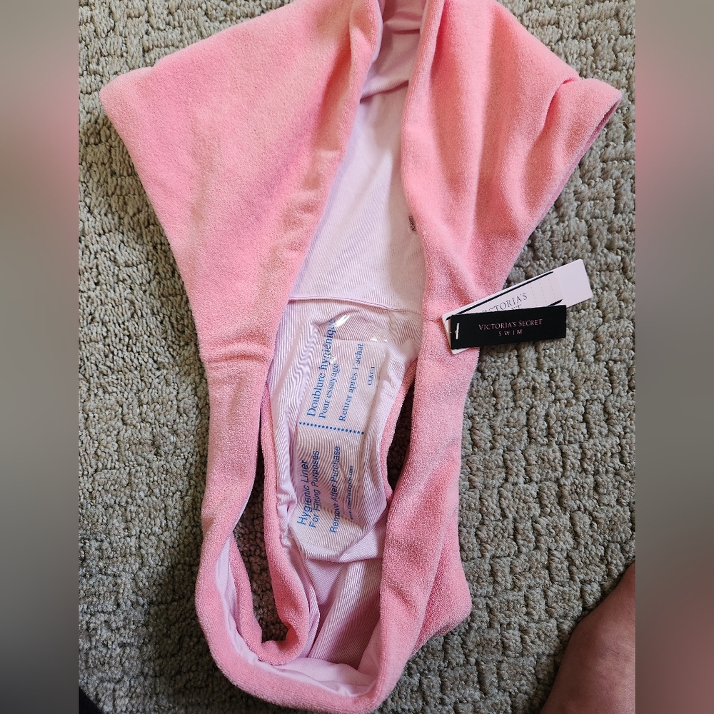 Victoria's Secret Pink Terry Cloth Bikini Bottom XL - Picture 3 of 7
